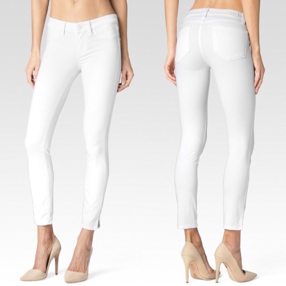 PAIGE Denim - Paige White Verdugo Ankle Skinny Jeans Size 28
